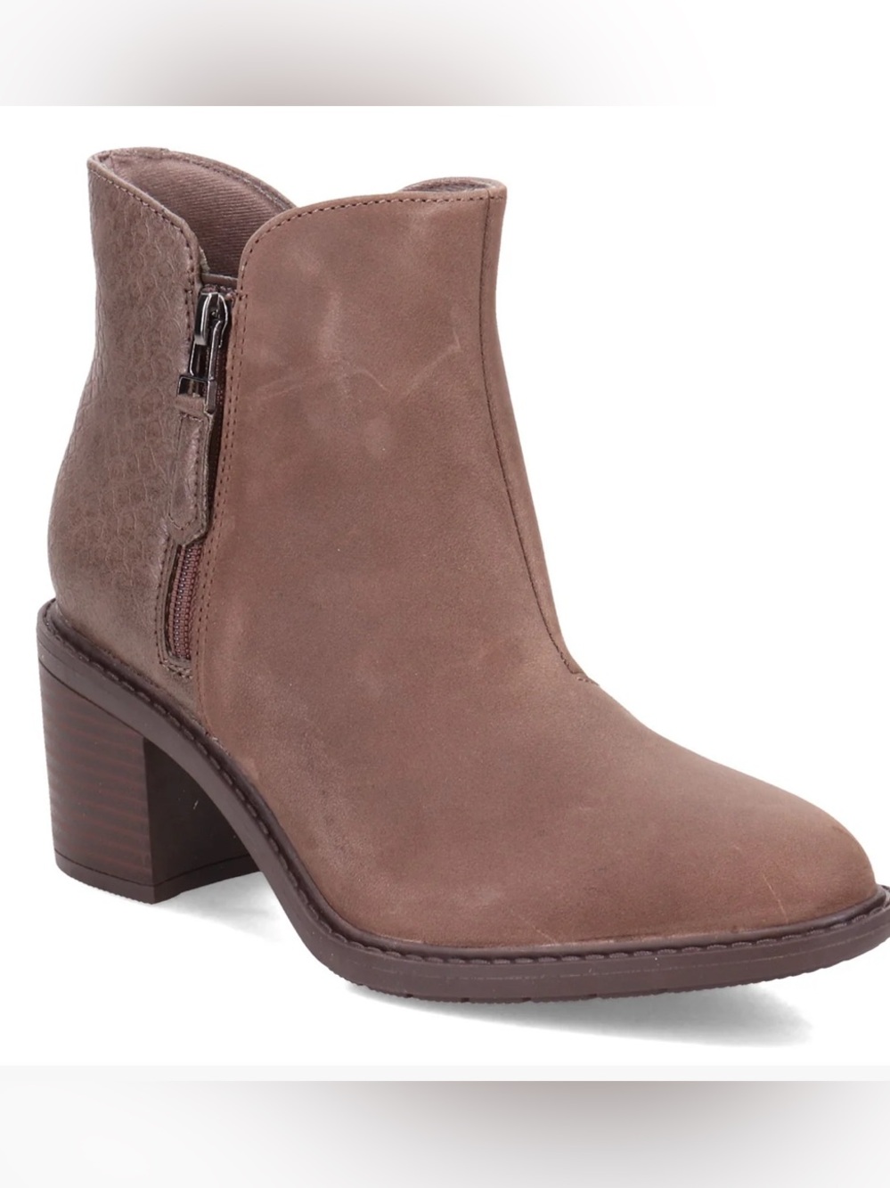 Clark’s Womens Scene Ankle Zip Boots In Dark Taupe Women’s Size 9.5M New In Box